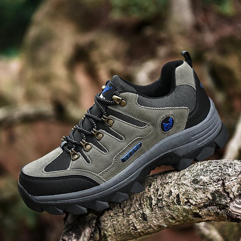 Mens Climbing Shoes New Hiking Non-slip Outdoor Lightweight Camping Trekking Sneakers Casual Durable Tourism Mountain Shoes Male