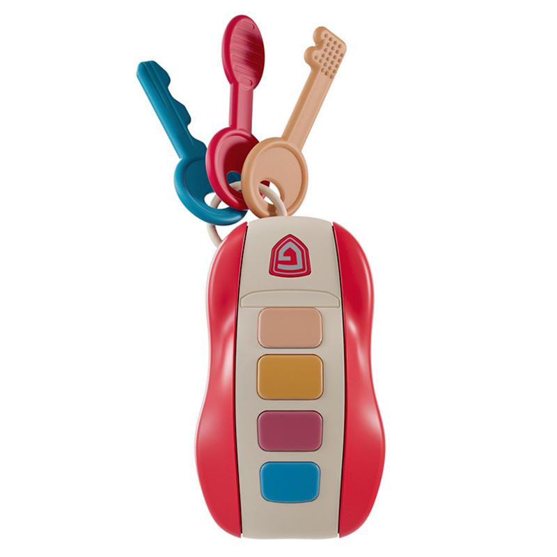 Baby Toys Musical Car Key Vocal Smart Remote Car Vois Pretend Play Educational Toys For Kids Sound Singing Toys Xmas Gifts