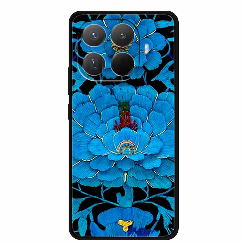 3D TPU Case For Xiaomi 15T 15 T 5G Relief Flowers Coque Embossed Blossoms Funda Silicone Soft Back Phone Cover For Xiaomi15T