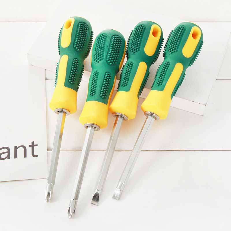 2 In 1 Double-head Multi-function Screwdriver Removable Hand Tool Slotted Cross Screw Driver Impact Repair Tool