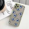 Turkish Evil blue eye Phone Case matte transparent For iphone 14 11 12 13 plus mini x xs xr pro max cover