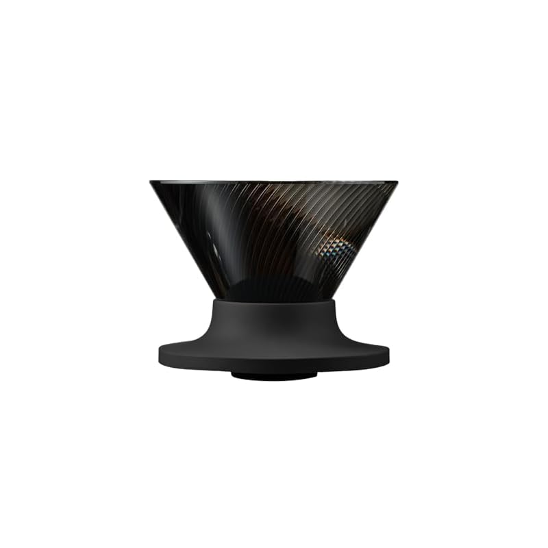 HARIO V60 Dripper NEO (1-2 cups) Tritan Resin Spiral Rib Black Made in Japan VDN-01-B