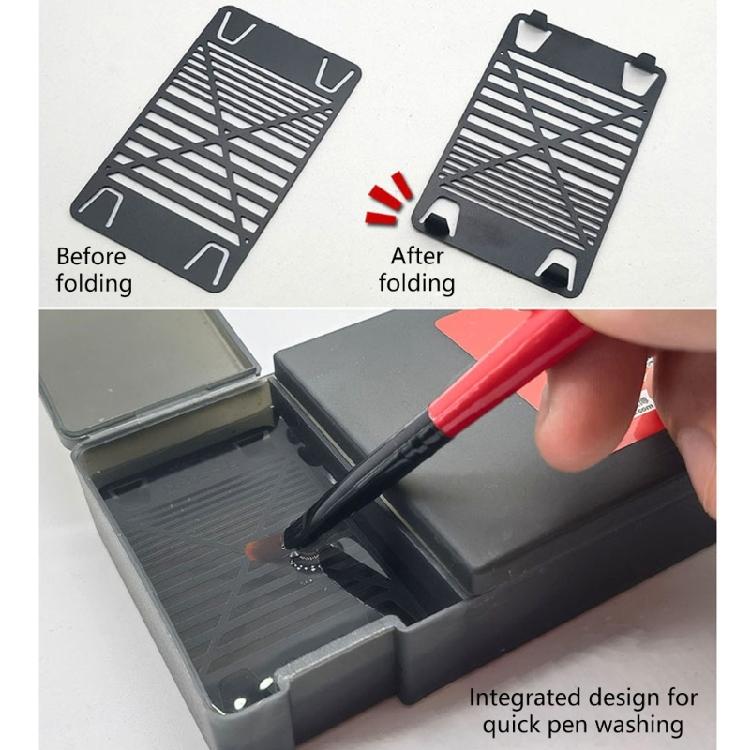 Sturdy Plastic Moisture Box Sturdy DIY Modeling Tool For Stable Paints And Easily Cleaning After Use
