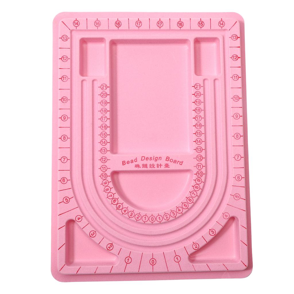 Gray Flocked Bead Board Professional Jewelry Organizer Tray Design Craft Shovel for Jewelry Making Measuring Tool Supplies