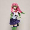 28CM Demon Slayer Mitsuri Kanroji School Uniform Standing Pose Anime Figure Model Statue Pvc Decoration For Anime Fans