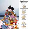 Pooh Friends Adventure Flannel Blanket Super Soft Warm Cozy Blanket For Sofa Bed Office Travel Allseason Home Decor Gift