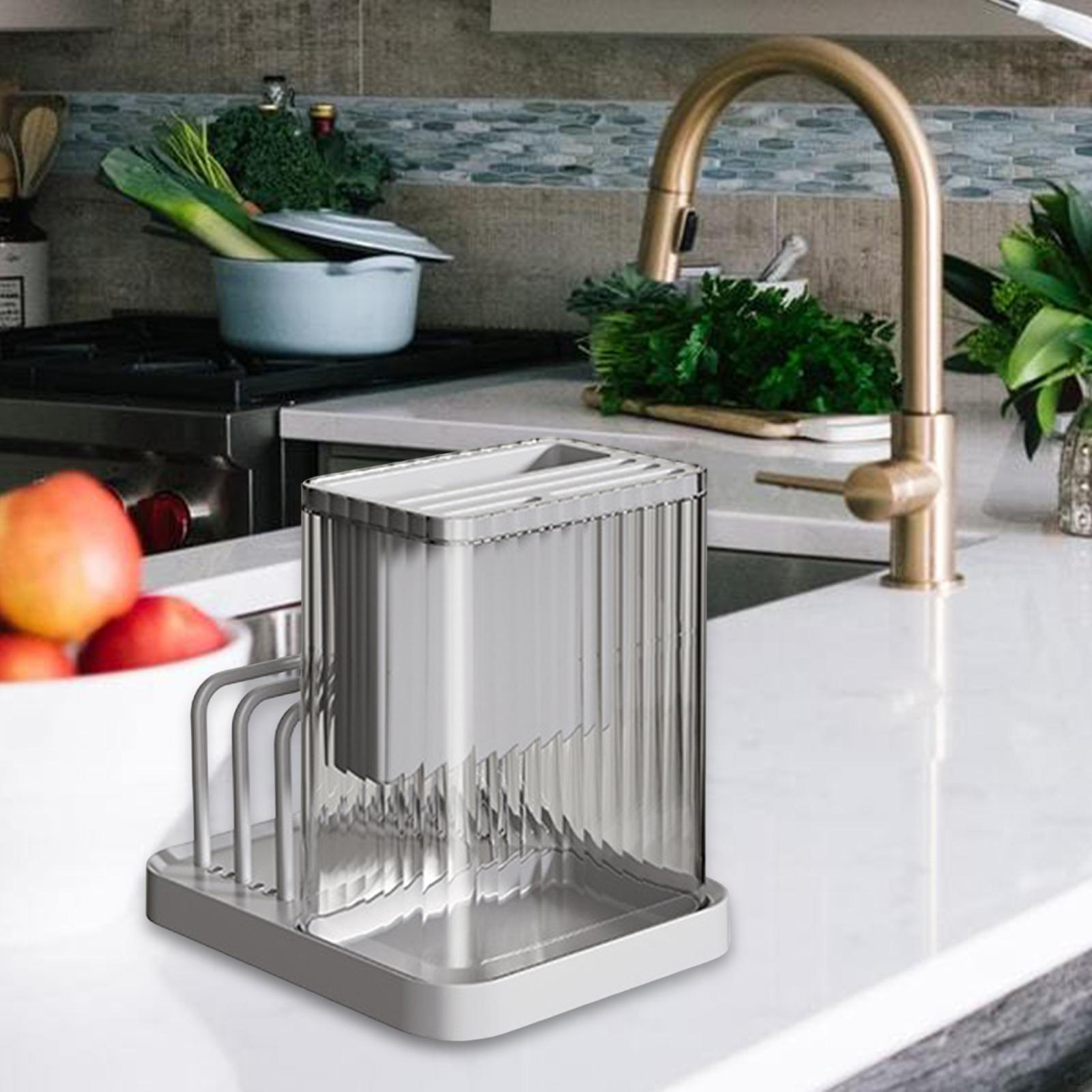 

Набор органайзеров для кастрюль и ножей серый