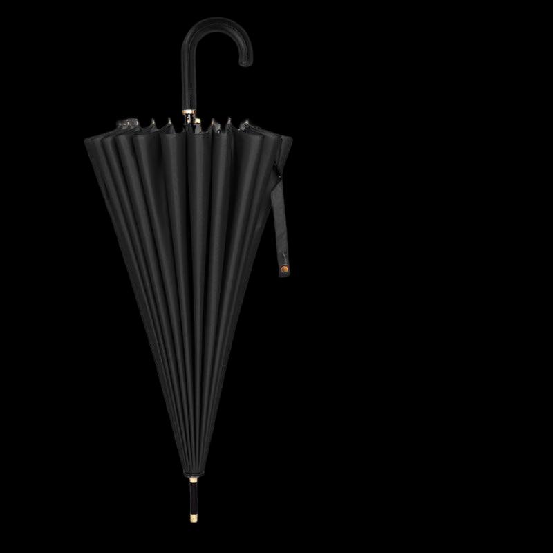 Men s Business Semi-Automatic 16-Rib Straight Umbrella