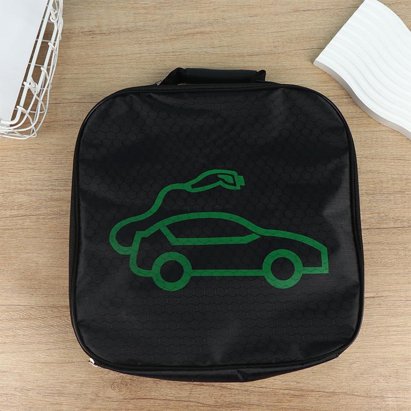 Electric Car Battery Jumper Cable Storage Bag Waterproof Ev Car Rechargeable Gun Storage Organizer For Charging Cables Cords