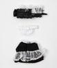 [WEGO] Plush Toy Costume 10cm Plush Clothes Costume Plush Toy Fan Goods Fan Goods Gift Present Women's F Type E (Sheer Lace Maid Set) Black