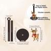 2D Flat Roll Paper Towel Holder Wooden Vertical Napkins Rack Paper Towel Holder  Christmas Gifts