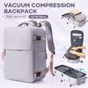 Backpack Waterproof Women Expandable Backpack Vacuum Travel Backpack Airback 15.6 In Laptop Backpack,College Bookbags School Bag