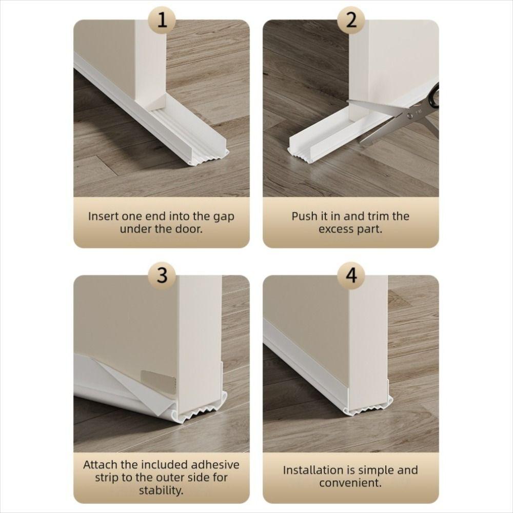 96cm Door Bottom Sealing Strip Soundproof Weather Stripping High Quality Door Draft Stopper  Dorm