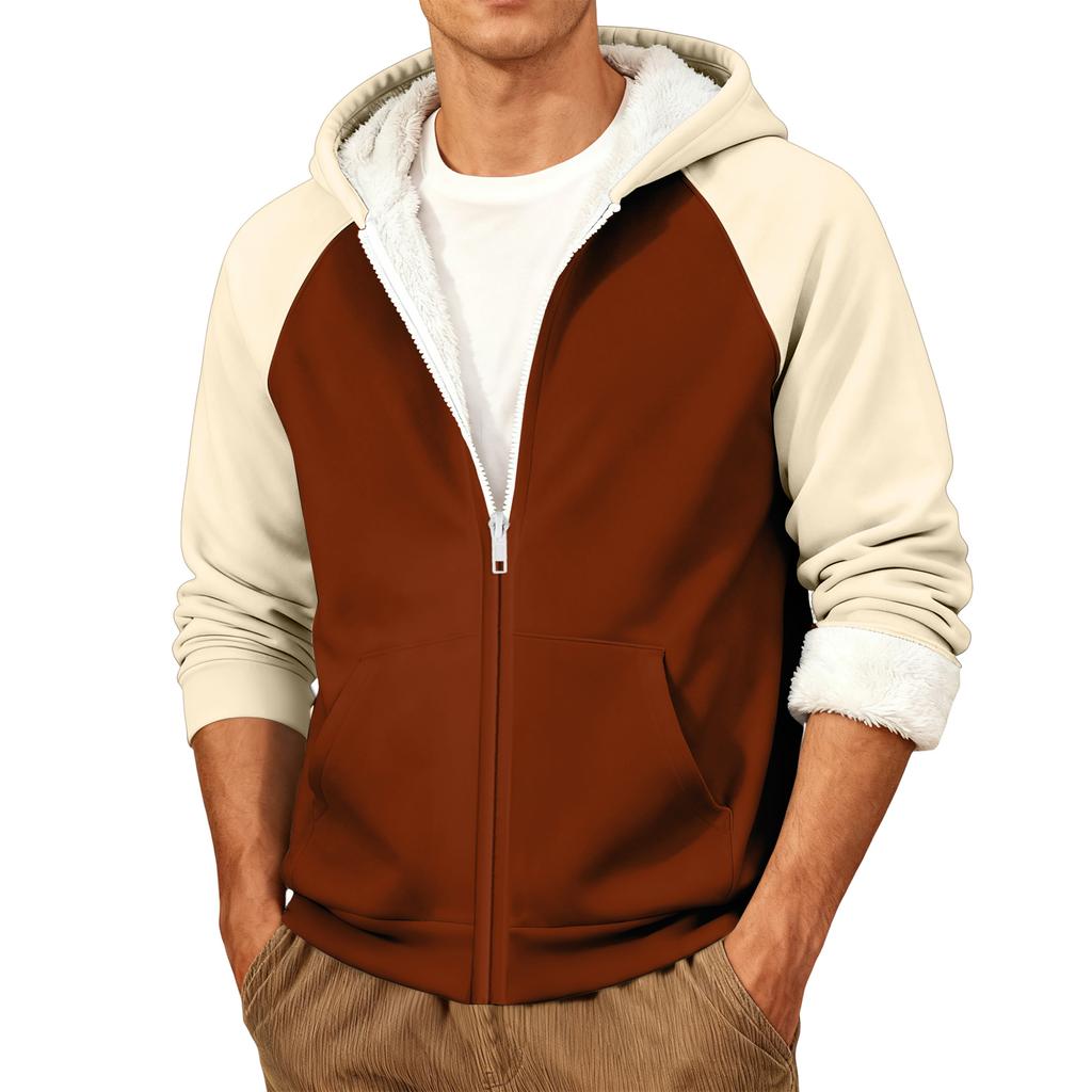 Men's Casual Warm Hooded Jacket