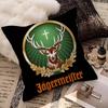 JJagermeisteres Logo Pillow Gift Home Office Decoration Pillow Bedroom Sofa Car Cushion CoverPillow Case
