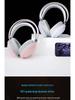 New Luminous Over-Ear Bluetooth Gaming Headset with Ultra-Long Battery Life and Noise Reduction