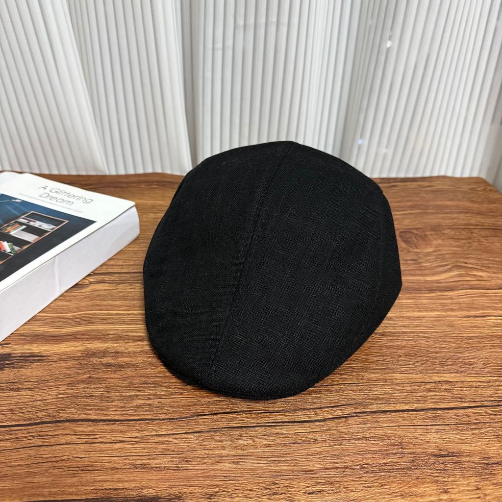 Summer simple breathable forward hat children ins retro versatile fashion literary reverse beret