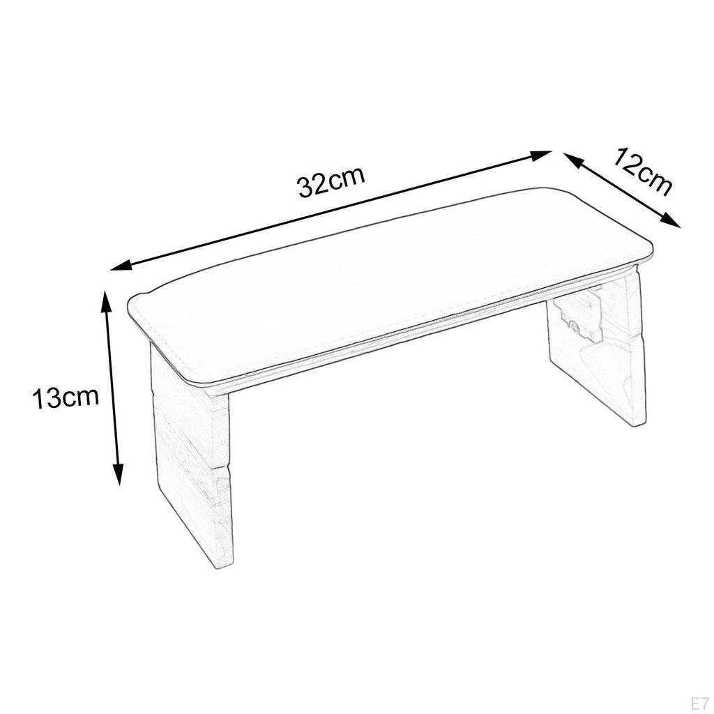 Arm Rest for Nail, Foldable Hand with PU Leather Soft Cushion, Professional and Home