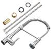 Cooltens Kitchen Single Lever Mixer Tap with Hand Faucet, Shower, Water-Saving Shower, Brass, Spring-Loaded