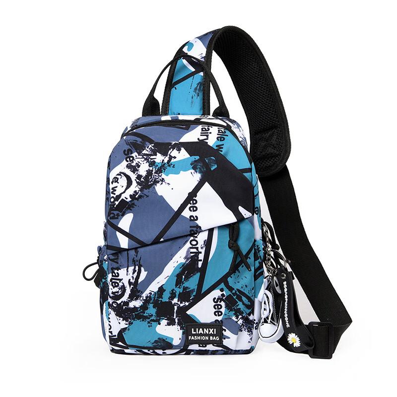 Модный мужской многофункциональный нагрудный рюкзак