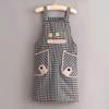 Custom Logo Long Sleeve Cotton Kitchen Apron - Women’s Restaurant & Household Cooking Waist Workwear