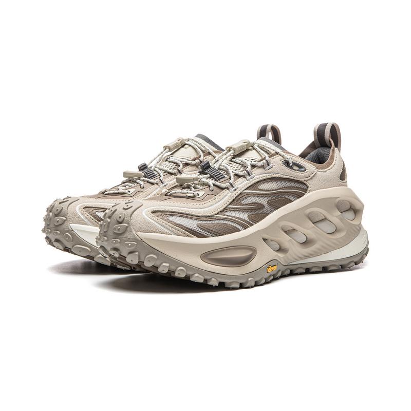 Li Ning Ranger Running Shoes Women's Low top Oat Gray/Reindeer Brown AZGW312-4