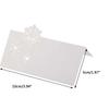 White Snowflake Deer Table Number Cards for Christmas