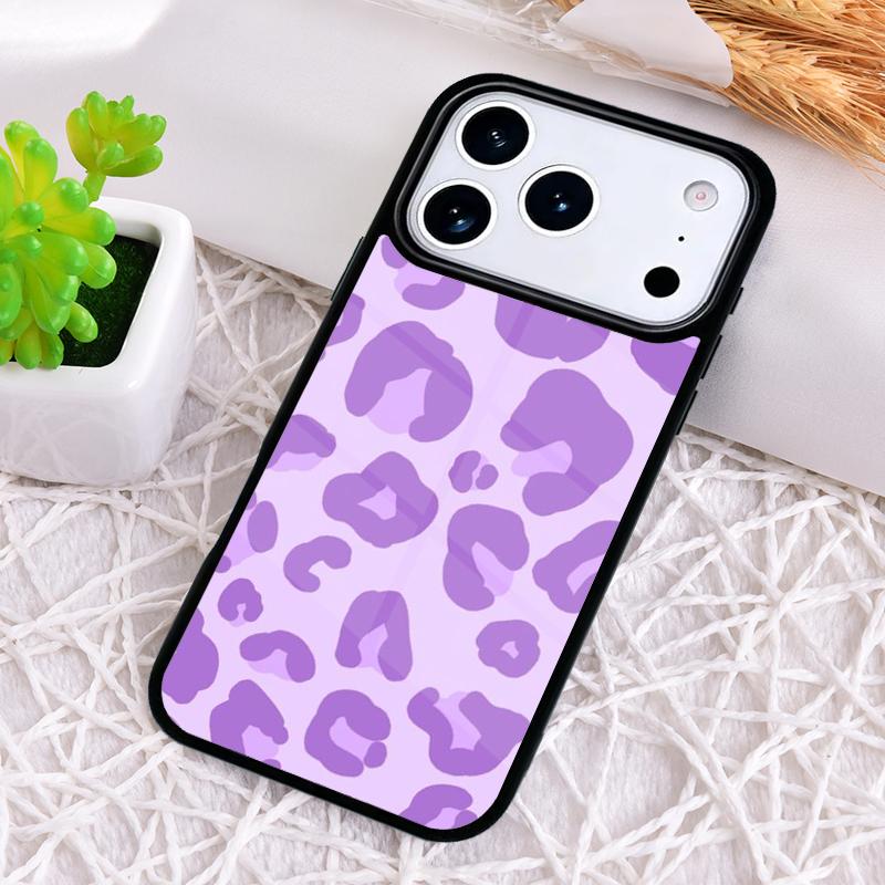 

Pastel Leopard Fur Shockproof Phone Case for iPhone 17 Air 16e 15 11 12 14 13 Pro Max Cover Coque iPhone 13 Pro Max