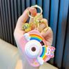 Luminous Cartoon Projector Camera Keychain - Small Gift & Bag Pendant