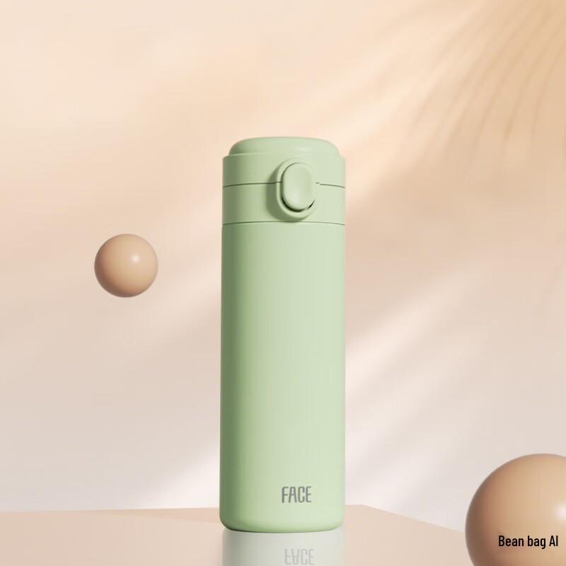 Face 316 Stainless Steel Pop-up Thermos Bottle