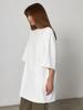 2025 Spring And Summer Cotton T-shirt Solid Colour Short-sleeved Female Loose Large Version Youthful Woman Clothes