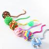Cat Toys Plush Ball with Bell Interactive Cat Toy Lightweight Bite Resistance Toy for Indoor Cats