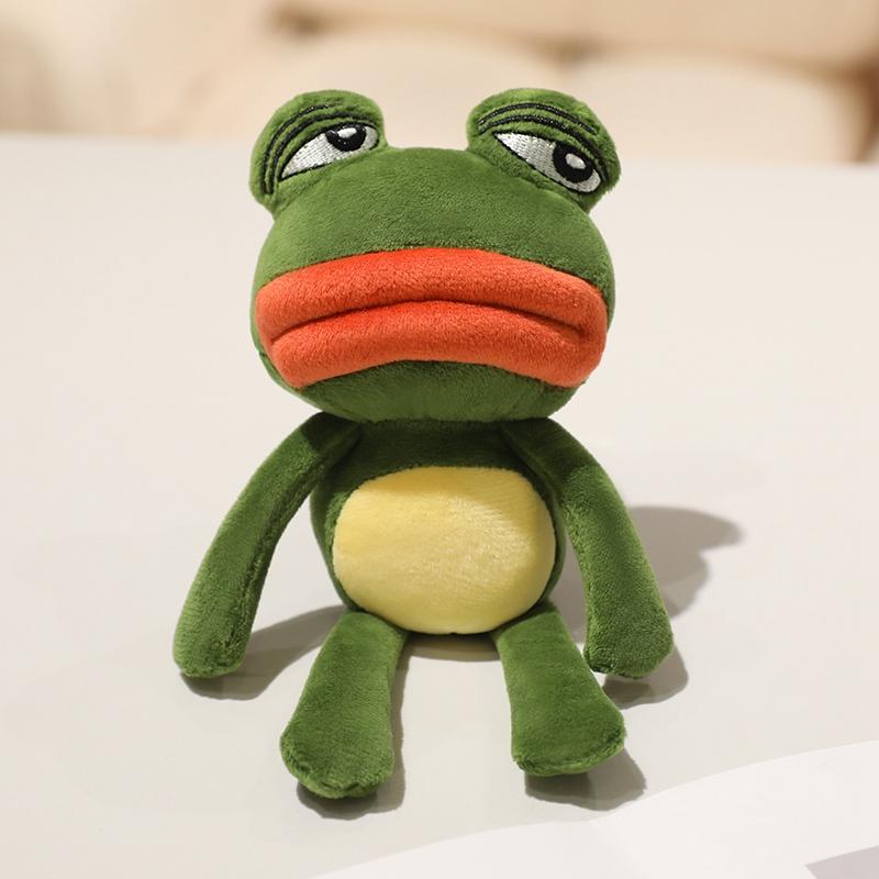 18Cm Ugly Frog Plush Toys Soft Stuffed Cartoon Animal Doll Kawaii Pendant Bag Keychain Decoration