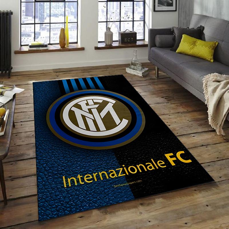 1 Stück Fußballteam-Design Teppich - Rutschfest, Weich & Gemütlich Fußmatte für Wohnzimmer, Schlafzimmer, Büro - Dekoteppich für Innen/Außen