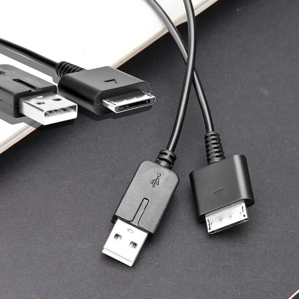 2 In 1 USB 2.0 Data Sync Transfer and Power Charger Cable Line 3.3ft For PSP Go