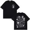 Vintage Unisex Fashion Hip Hop Streetwear Summer T Shirt With DTMF Debi Tirar Mas Fotos Print of Rapper Bad Bunny T Shirt