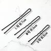 Large Box: 500g Black U-Shaped & Corrugated Hairpins, Invisible Hair Buns, Small Black Clips