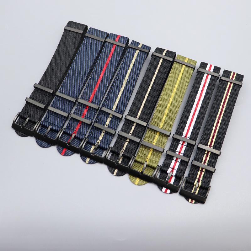 Tudor Rose NATO Nylon Uhrenarmband - 20mm/22mm Nylon-Gewebe Armband