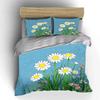 Floral Decorative Set for Home Soft Comfortable Duvet Cover Bedding Set Included 1*Duvet Cover & 2*Pillowcases gift