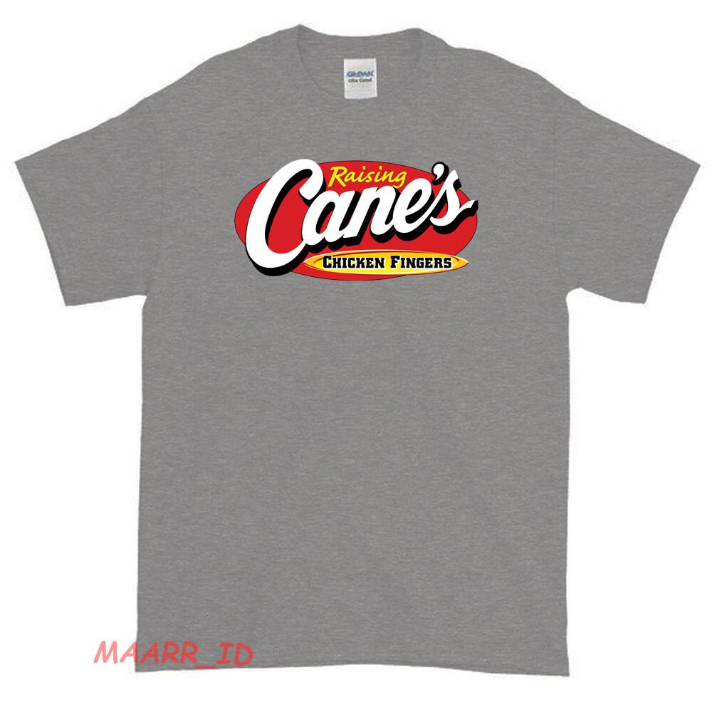 

New Raising Cane039s Chicken Fingers Logo American Funny T Shirt USA size S-XXL Unisex T-Shirt XXL