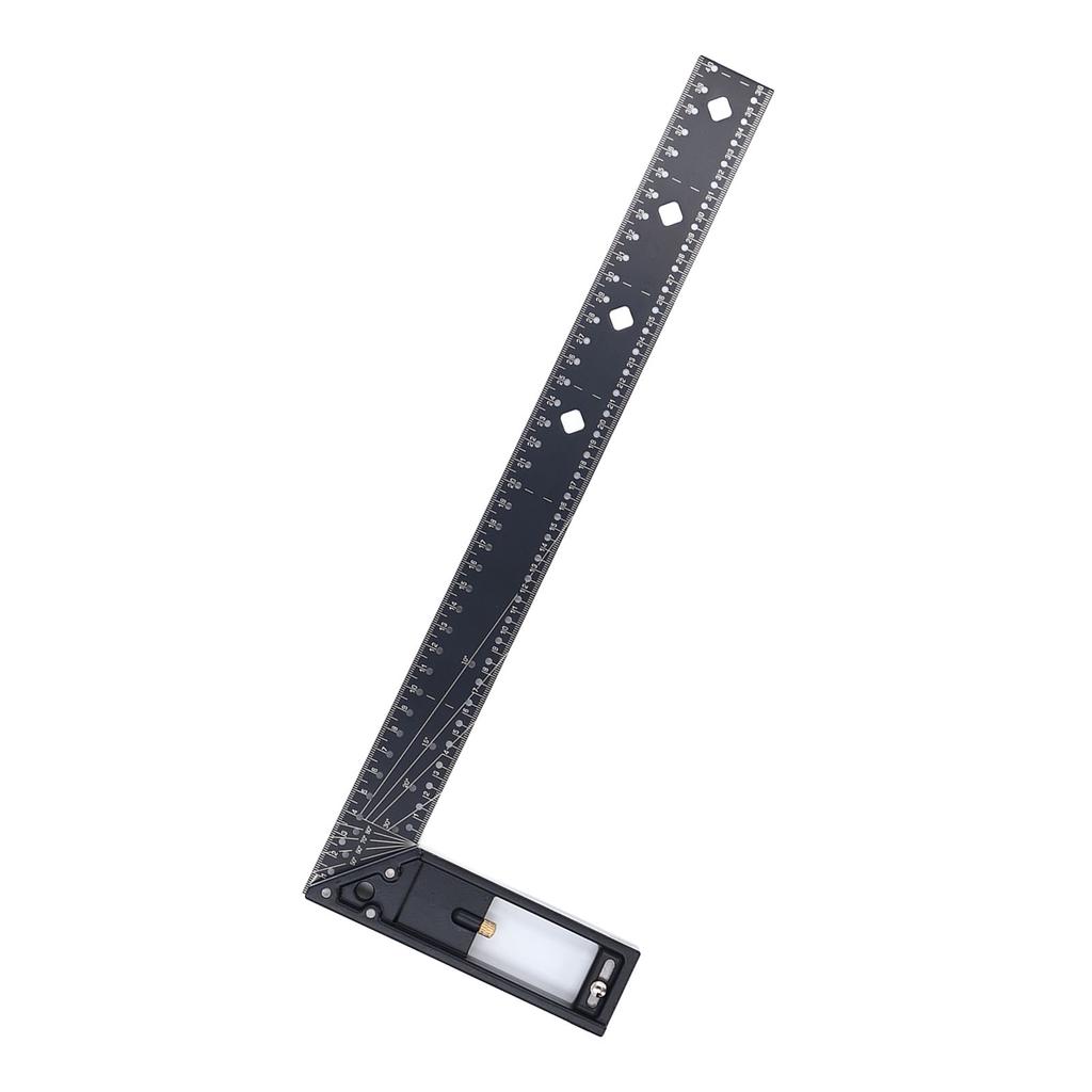 Mehrwinkel-Messlineal 40cm 16in 45 90 Grad Kombinations-Winkelmesser Professionelles Holzbearbeitungs-Anreißlineal