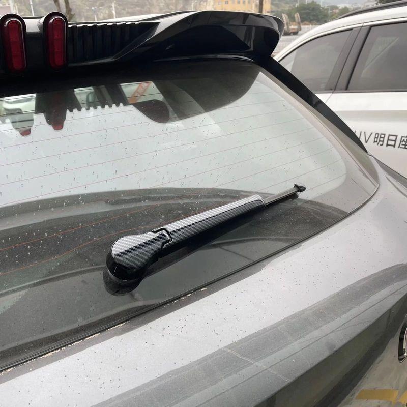 For Changan CS55 Plus   2024 Auto Rear Window Windshield Wiper Arm Blade Cover Trims ABS Chrome Car Styling Accessories