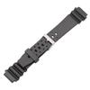 18mm 20mm 22mm Für Casio Uhrenarmbänder PU Schwarz Uhrenarmband Ersetzen Elektronische Handgelenk Sport Armbänder