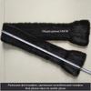 Winter Natural Mink Fur Scarf For Women Long Style Lady Genuine Fur Neckerchief Handmade Knitted Really Mink Fur Scarves