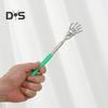 Extendable Metal Back Scratcher with Rubber Handles Portable Telescoping Back Massager Tool for Itchy Skin Relief Stocking Stuffer for Men Women Kids