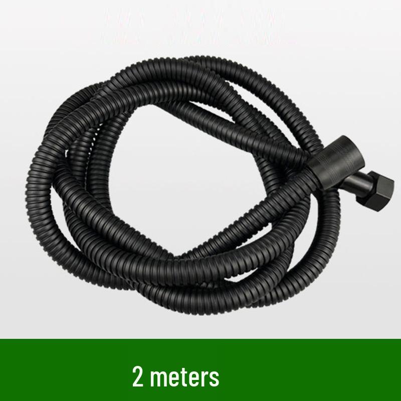 Explosionsgeschützter Duschschlauch und Duschkopf aus Edelstahl - Galvanisch beschichtet, Verdickt & Verschlüsselt, Erhältlich in Längen von 1,5 m, 2 m und 3 m