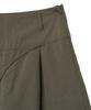 Lougeu Ribbon Pocket Mini Skirt_Khaki