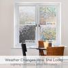 3D Rainbow Window Privacy Film with Installation Tools, Static Cling, Heat Control, Anti UV, 17.5x78.7 Inches
