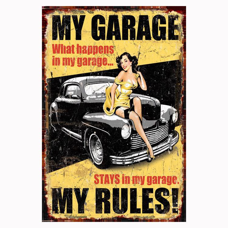 Insegna In Metallo Coffee Killer – Targa Divertente Per Uomo, Garage, Taverna – Stile Retrò UK - Foto 5