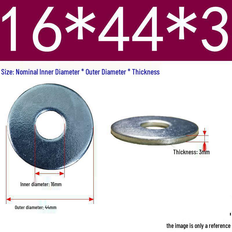 Galvanized Flat Metal Washer Spacer M3-M60